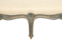 Long Louis XV Revival Footstool-Seating-Footstool-French Antiques-Painted 19th Century Antique Footstool-AD & PS Antiques