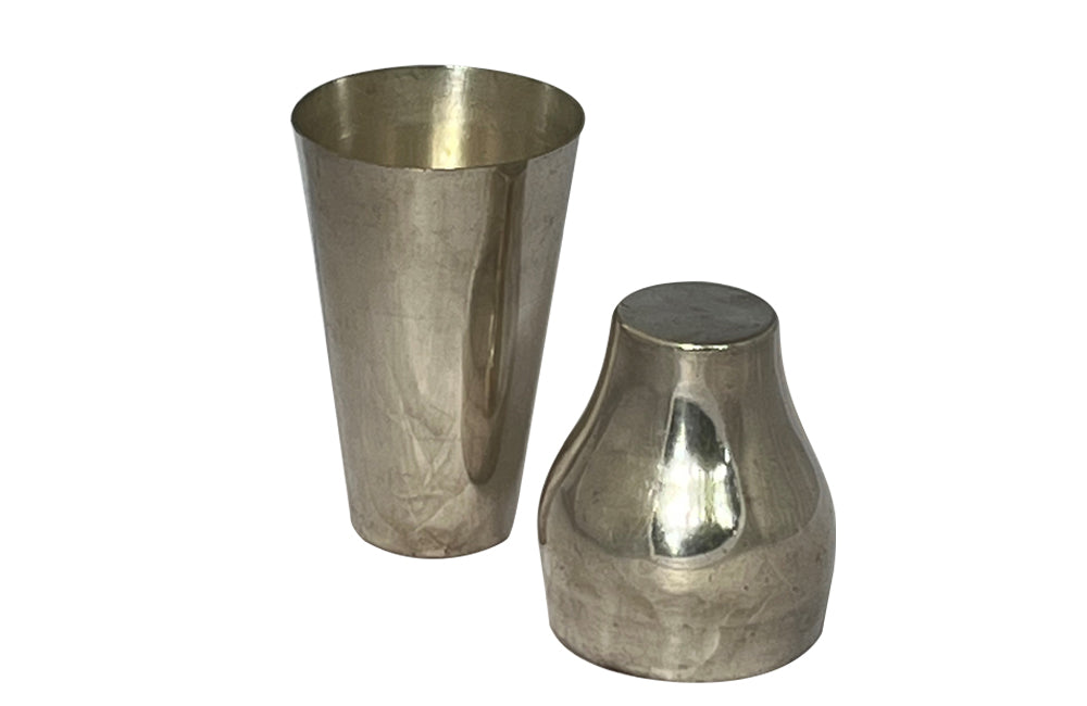 Large Parisian Style Silverplate Cocktail Shaker - French Decorative Accessories - French Silverplate Cocktail Shaker - Vintage Cocktail Shaker - Bar Accessories - Barware - Wine and Food Related - French Antiques - Vintage Accessories - Antique Shops Tetbury -adpsantiques - AD & PS Antiques