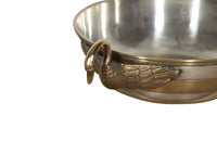 Beautiful Large Silverplate & Brass Swan Dish - Decorative Accessories - Mid Century Modern Accessories - Swan - Antique Shops Tetbury - adpsantiques - AD & PS Antiques