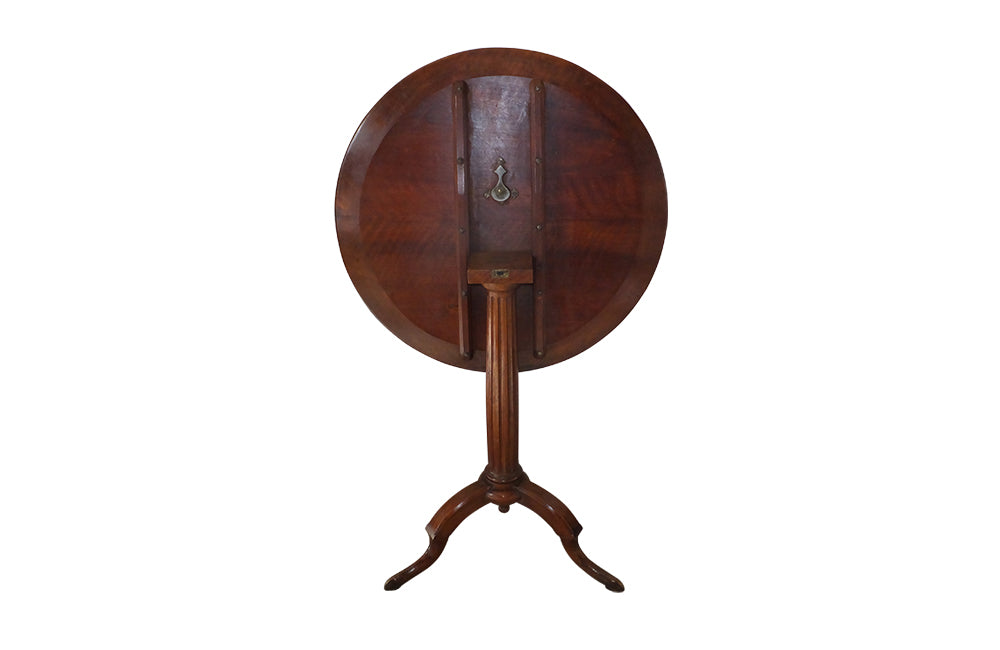 Tilt-top Table in the Manner of Joseph Canabas - Tilt top table - mahogany flip top table - Occassional Tables - Centre tables - Antique Tables - French Antique Tables - Fine Antique Furniture - Side Tables - Antique Shops Tetbury - AD & PS Antiques 