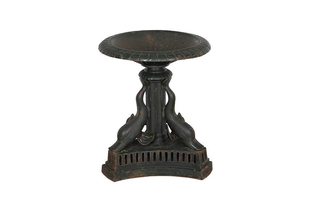 Mid 20th Century Cast Iron Dolphin Base Fountain - Garden Antiques - French Garden Antiqus - Mid Century Garden - Garden Accessories - Water Feature - Jardiniere - Fountains - Planters - Garden Feature - Antique Shops Tetbury - adpsantiques - AD & PS Antiques -
