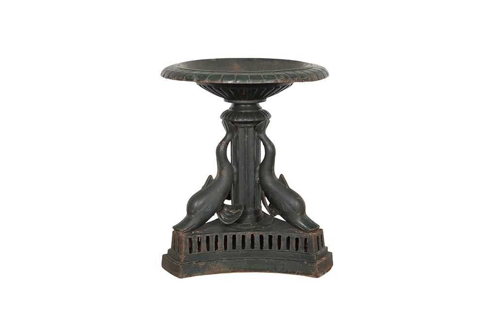 Mid 20th Century Cast Iron Dolphin Base Fountain - Garden Antiques - French Garden Antiqus - Mid Century Garden - Garden Accessories - Water Feature - Jardiniere - Fountains - Planters - Garden Feature - Antique Shops Tetbury - adpsantiques - AD & PS Antiques -