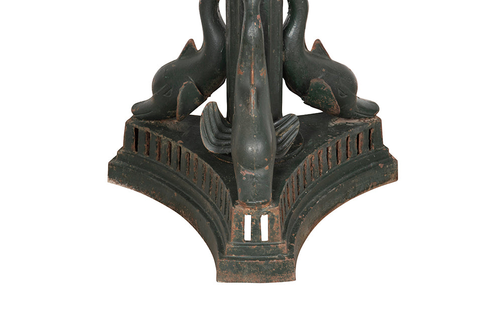 Mid 20th Century Cast Iron Dolphin Base Fountain - Garden Antiques - French Garden Antiqus - Mid Century Garden - Garden Accessories - Water Feature - Jardiniere - Fountains - Planters - Garden Feature - Antique Shops Tetbury - adpsantiques - AD & PS Antiques -
