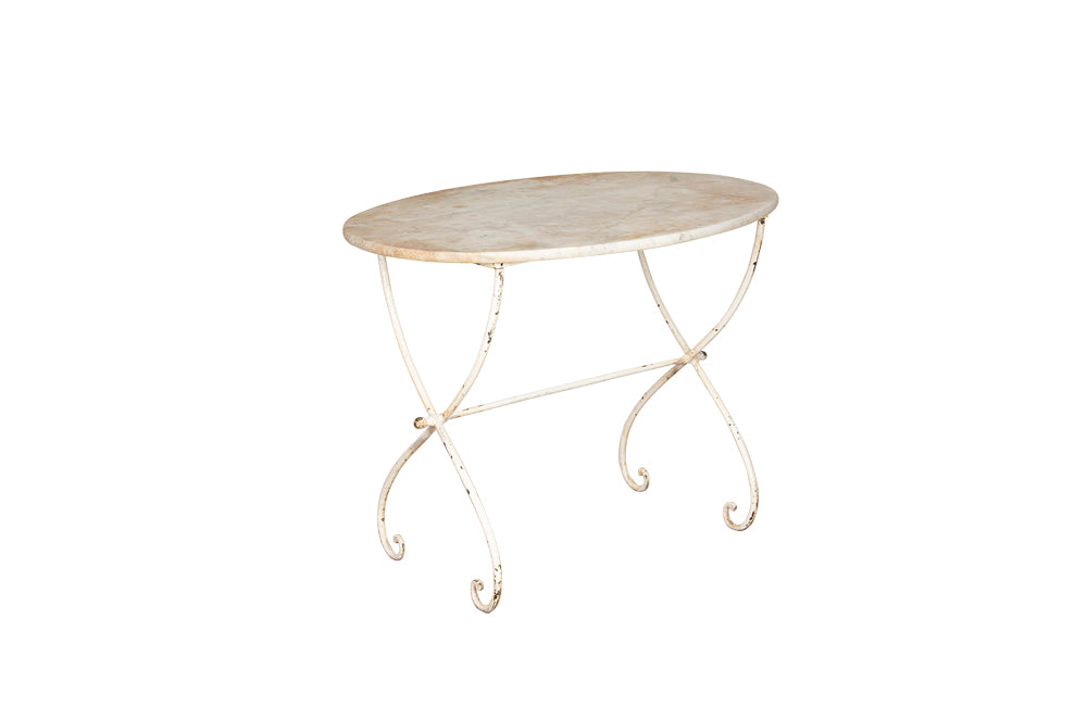 FRENCH OVAL GARDEN TABLE
