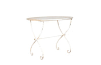 FRENCH OVAL GARDEN TABLE
