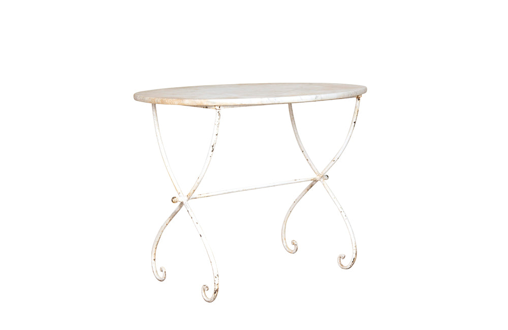 FRENCH OVAL GARDEN TABLE