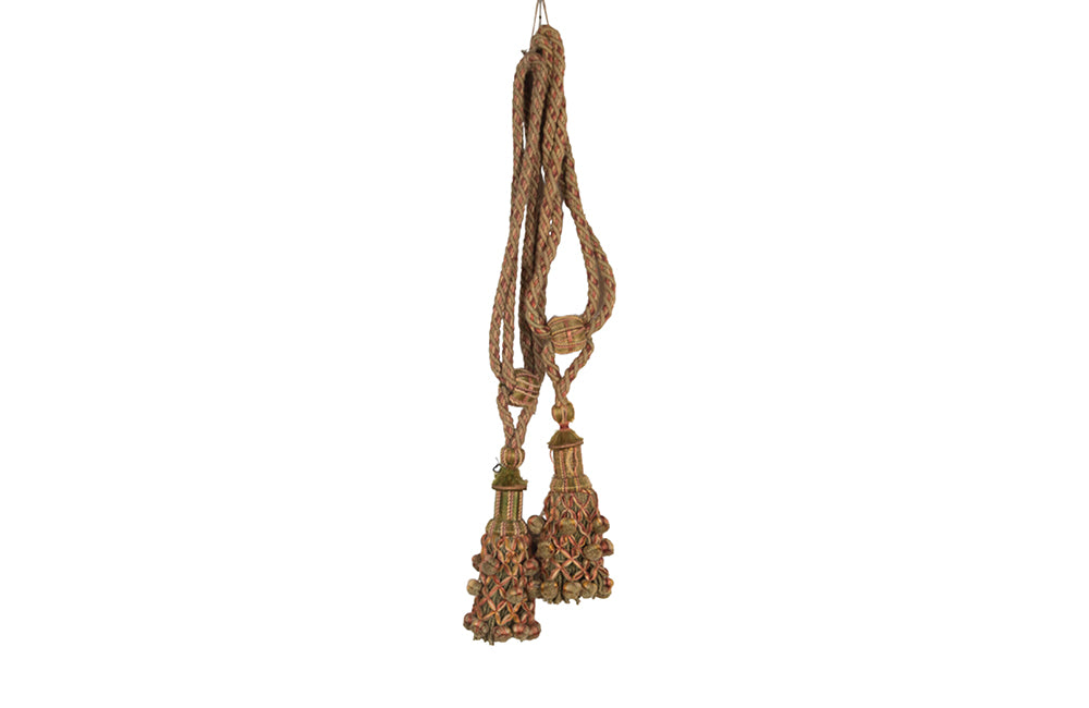 Pair Of Antique French Passementerie Tie-Backs - French Decorative Antiques - Antique Textiles - Soft Furnishings - Decorative Antiques - Decorative Accessories - Antique Shops Tetbury - AD & PS Antiques
