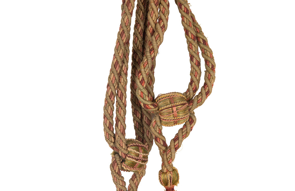 Pair Of Antique French Passementerie Tie-Backs - French Decorative Antiques - Antique Textiles - Soft Furnishings - Decorative Antiques - Decorative Accessories - Antique Shops Tetbury - AD & PS Antiques