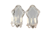 Pair Of Venetian Mirrored Appliques - Decorative Antique Lighting - Italian Antiques - Venetian Mirrors - Wall Lights - Appliques - Antique Shops Tetbury - adpsantiques - AD & PS Antiques