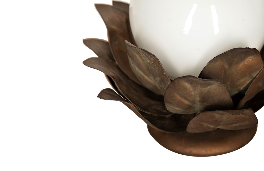 PAIR OF VINTAGE LOTUS TABLE LAMPS