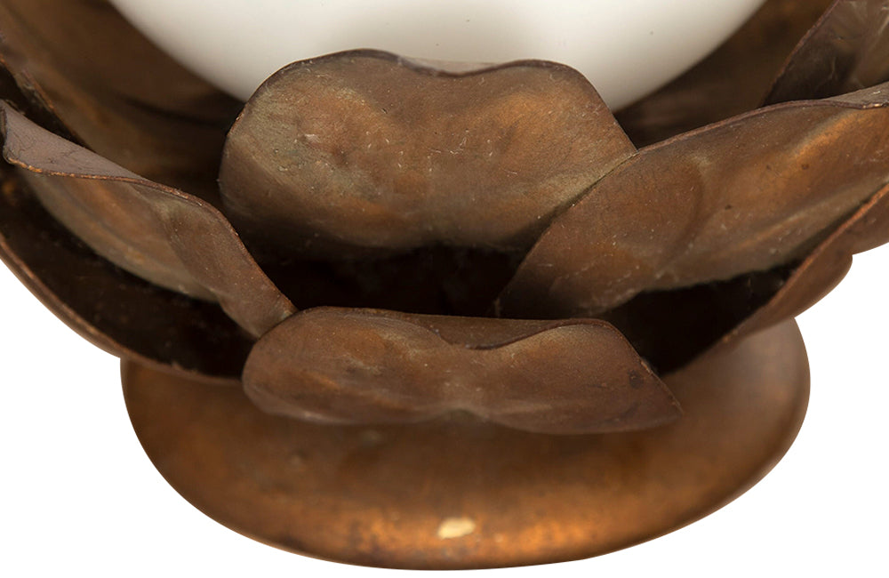 PAIR OF VINTAGE LOTUS TABLE LAMPS