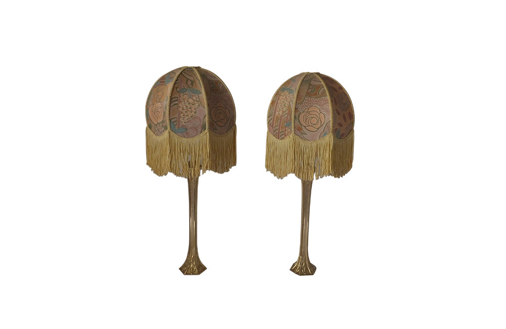 Pair of Art Nouveau Style Table Lamps - Art Nouveau Style Lampbases - Lighting - French Decorative Antiques - Decorative Lighting - Table Lamps - Antique Shops Tetbury - adpsantiques - AD & PS Antiques