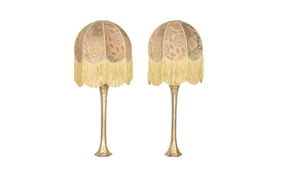 Pair of Art Nouveau Style Table Lamps - Art Nouveau Style Lampbases - Lighting - French Decorative Antiques - Decorative Lighting - Table Lamps - Antique Shops Tetbury - adpsantiques - AD & PS Antiques
