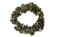 Pretty 19th Century Tole & Porcelain Wreath - French Decorative Antiques - Wall Decoration - Wreath - Decorative Antiques - Decorative Accessories - Wall Art - Antique Shops Tetbury - adpsantiques - AD & PS Antiques