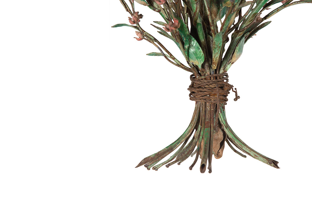 Early 20th Century Tole Floral Chandelier - Decorative Antiques - Vintage Chandeliers - Antique Chandeliers - Decorative Antiques - AD & PS Antiques