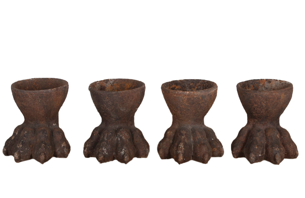 Set Of Four 19th Century Iron Lion Paws - Garden Antiques - French Garden Antiques - Garden Urns - Garden Decoration - Lions Paws - Decorative Antiques - Decorative Accessories - Antique Shops Tetbury - adpsantiques - AD & PS Antiques