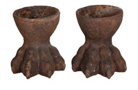 Set Of Four 19th Century Iron Lion Paws - Garden Antiques - French Garden Antiques - Garden Urns - Garden Decoration - Lions Paws - Decorative Antiques - Decorative Accessories - Antique Shops Tetbury - adpsantiques - AD & PS Antiques