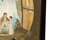 Framed Early 19th Century Silkwork 'The Homecoming' - Silkwork Embridery - French Decorative Antiques - French Artwork - Countryhouse Antiques - Wall Decoration - Wall Art - Decorative Accessories - Antique Shops Tetbury - adpsantiques - AD & PS Antiques-