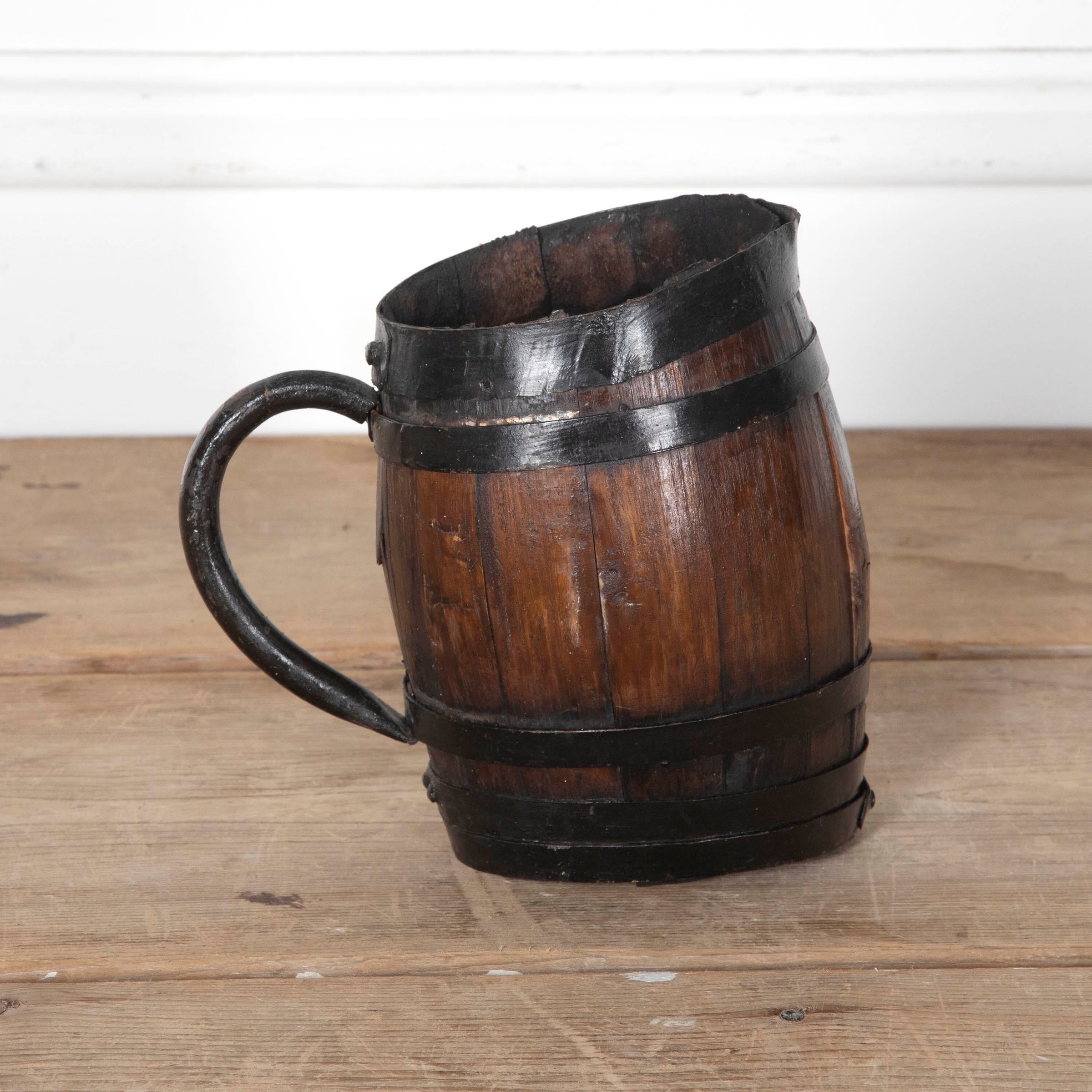 Small Wooden French Wine Jug - French Decorative Antiques - Wine Related Antiques - Decorative Accessories - Wime & Food Related Antiques - Wooden Jug - Antique Shops Tetbury - AD & PS Antiques