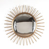 Vintage Convex Sunray Mirror – Vintage Sunburst Mirror - Convex Mirror - Vintage Mirror -Mirrors -French Antique Mirror - AD & PS Antiques