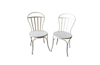 Early 20th Century French Iron Garden Set - French Garden Antiques - Antique Garden Table - Antique Garden Chairs - French Garden Table - French Garden Chairs - Antique Bistro Table - Iron Garden Furniture - Garden Antiques - Conservatory Furniture - Antique Garden Furniture - Bistro Table - AD & PS Antiques