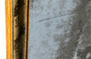 Antique mirror with polychrome frame from the Piedmont region. Italian. With beautiful heavily foxed mirror.