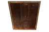 Antique mirror with polychrome frame from the Piedmont region. Italian. With beautiful heavily foxed mirror.