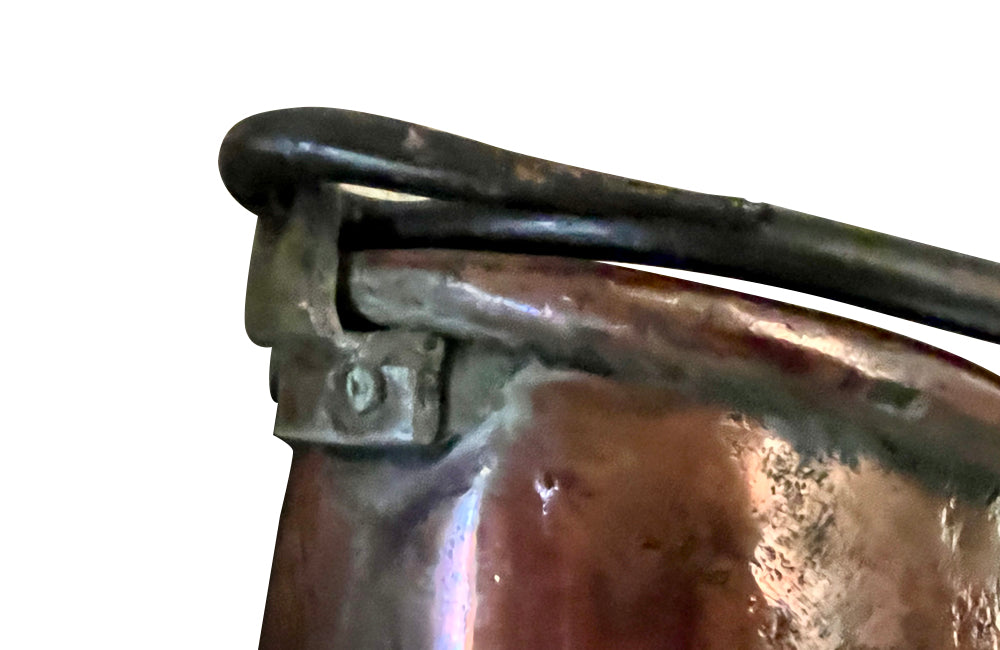 18th Century French copper fish kettle of exceptional size.