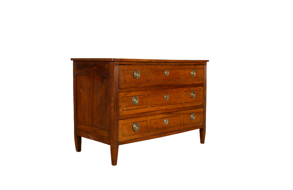 18TH CENTURY LOUIS XVI PARQUETRY COMMODE