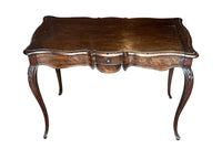 18th Century French Louis XV Walnut Writing Table