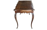 18th Century French Louis XV Walnut Writing Table