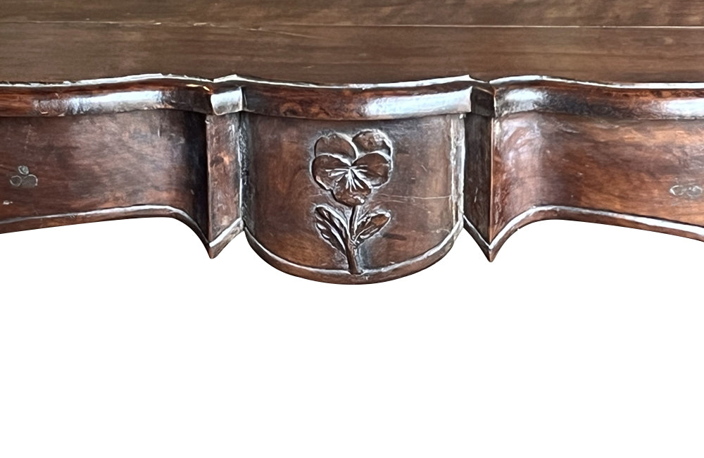 18th Century French Louis XV Walnut Writing Table