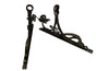 Pair of beautiful 19th Century Art Nouveau iron wall brackets of lovely quality.