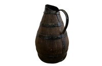 Large French Antique coopered, Burgundy wine jug. - French Antiques - Decorative Antiques 