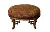 Antique foot stool gilt faux bamboo in the Louis XVI style - French Antique Furniture