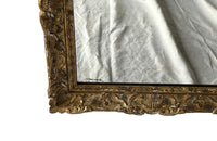Beautiful 19th century French carved giltwood framed mirror with lovely patination.