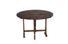 19th century oak folding low wine tasting table.