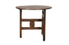 19th century oak folding low wine tasting table.