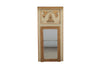 Antique Mirror trumeau mirror in neoclassical style decorated with gilt winged angels - Antique French Mirrors