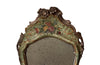 Antique venetian mirrors decorated with carved flowers and painted floral motifs - Antique Mirrors