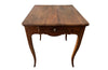 19th century Louis XV style blonde walnut writing side table