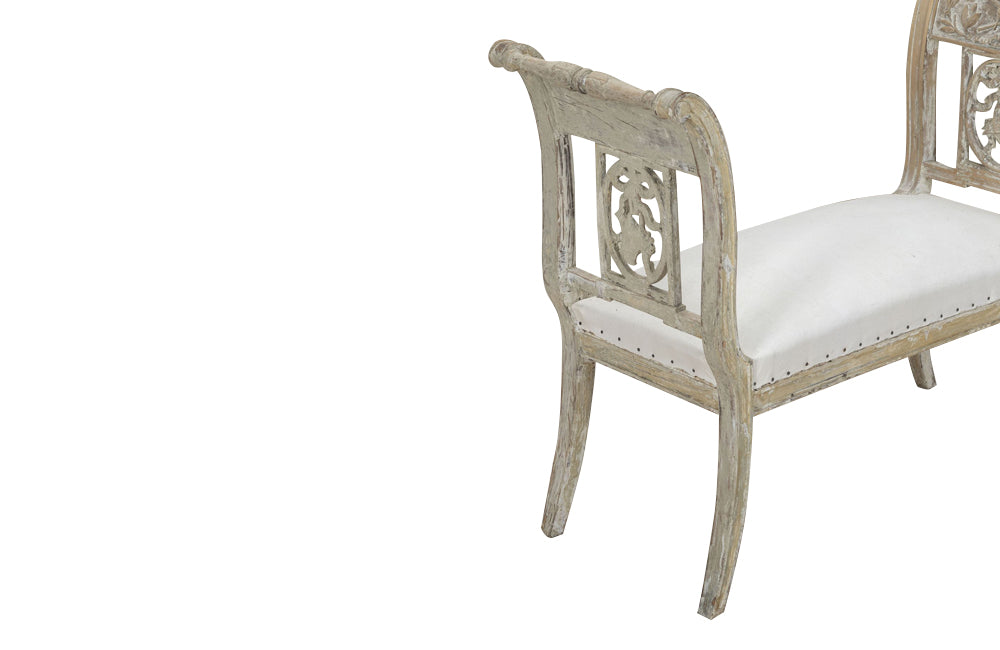 FRENCH LOUIS XVI REVIVAL BANQUETTE