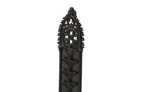 Small late 19th Century French bronze wall semainier or aide-memoire.