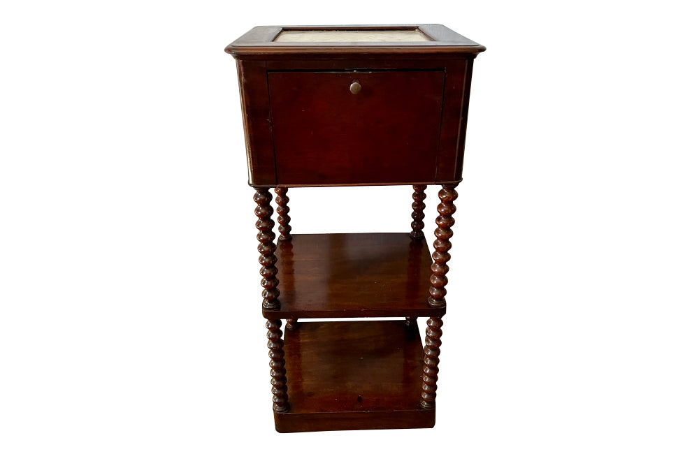 Antique mahogany nightstand / end table - Antique side tables