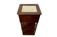 Antique mahogany nightstand / end table - Antique side tables