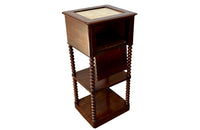 Antique mahogany nightstand / end table - Antique side tables