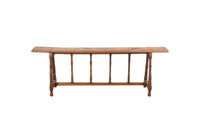 Antique French walnut bench - French antique furniture