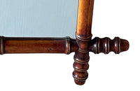 Antique mirror faux bamboo late 19th century French