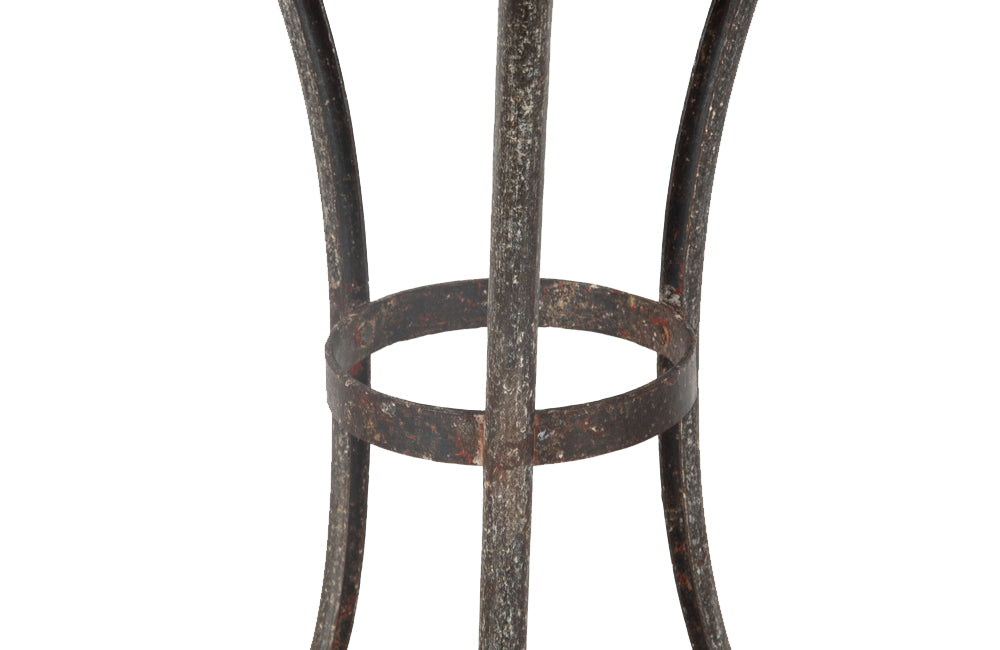 19th century French Arras iron bistro gueridon garden table