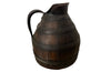 Large, 19th century coopered, Burgundy winemakers jug